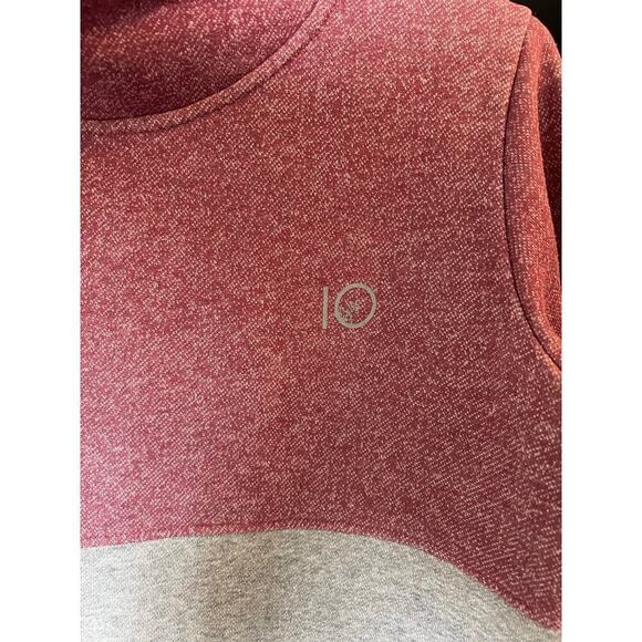 Tentree Color Block Cowl Neck Hoodie, Medium, Pink/Gray, Cotton, Recycled, Soft - Picture 2 of 12